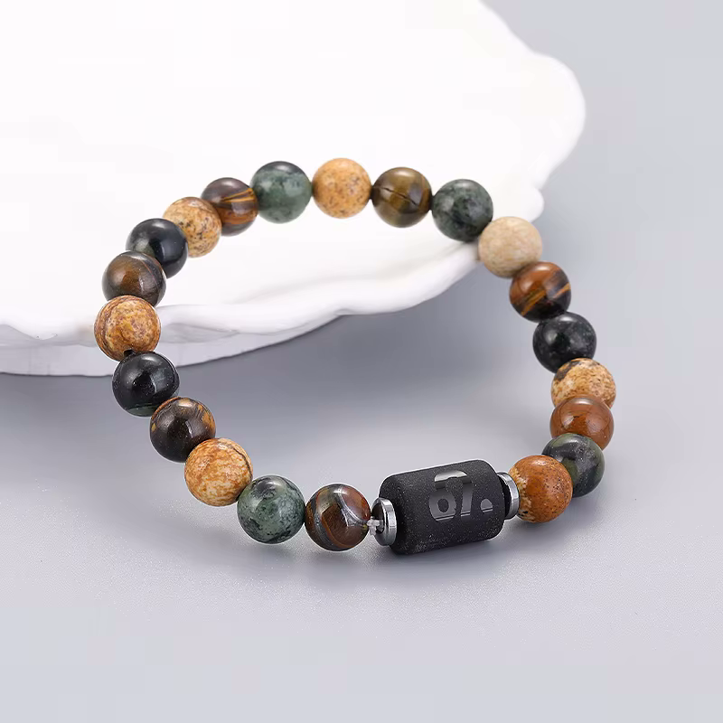 Schütze Armband • Tigeraugen & Persönlichkeitsstein • Individuelles Sternzeichen Schmuckstück